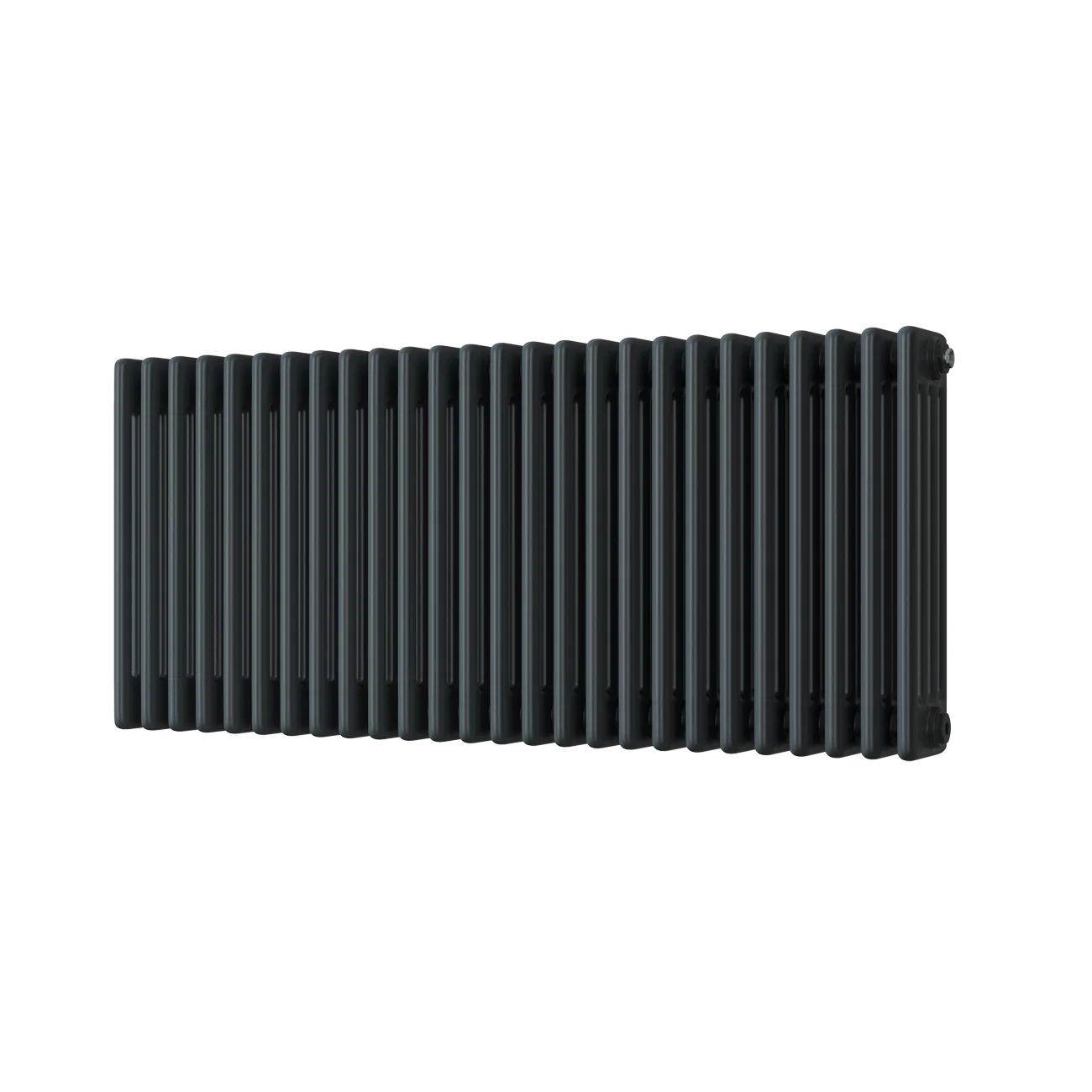 Alpha - Anthracite Column Radiator H500mm x W1164mm 4 Column - Feet Included