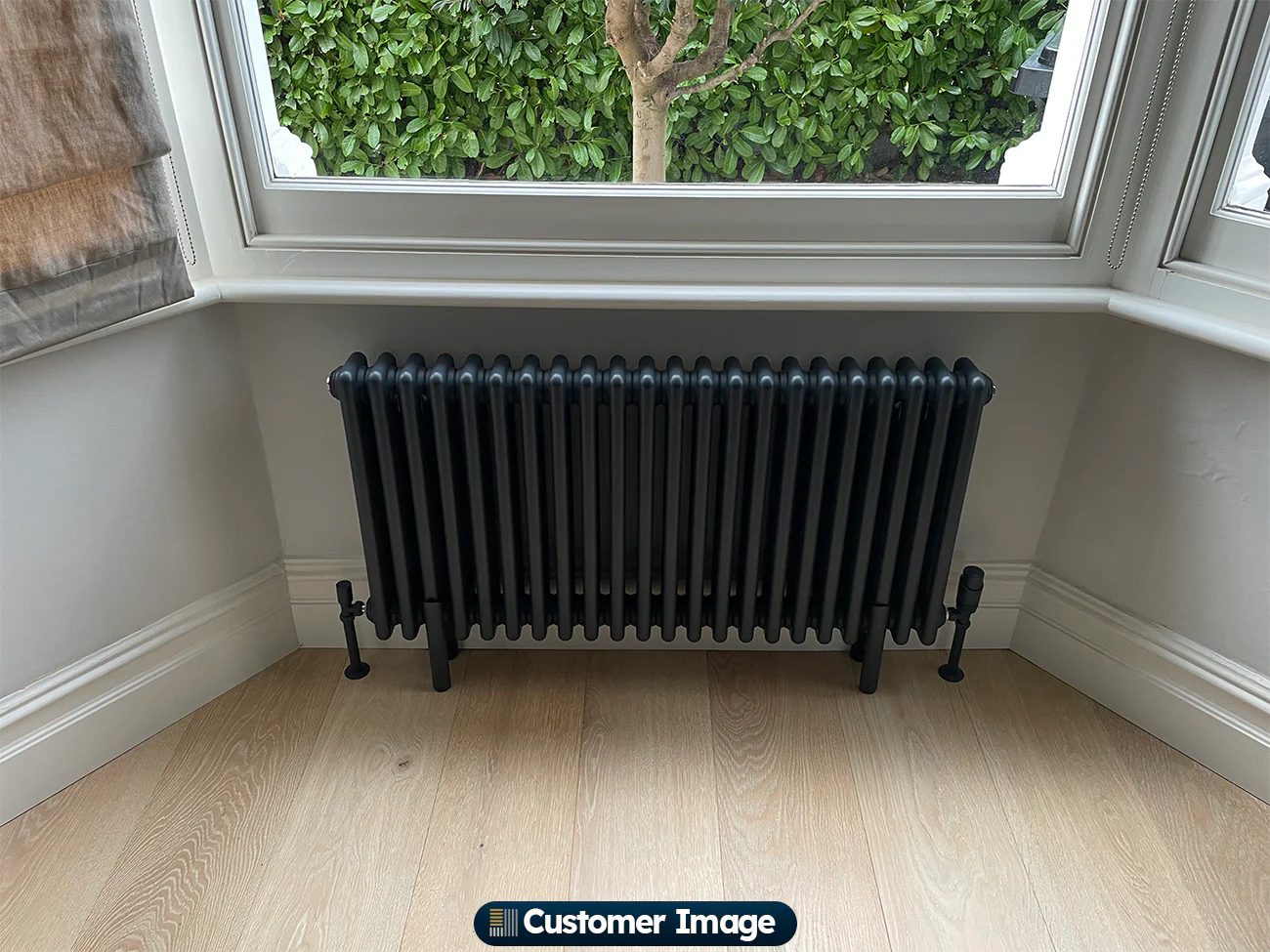 Alpha - Anthracite Column Radiator H500mm x W999mm 3 Column - Feet Included - Image 7