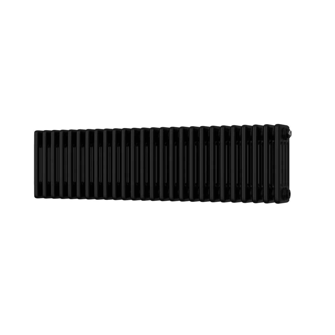 Alpha - Black Column Radiator H300mm x W1164mm 4 Column