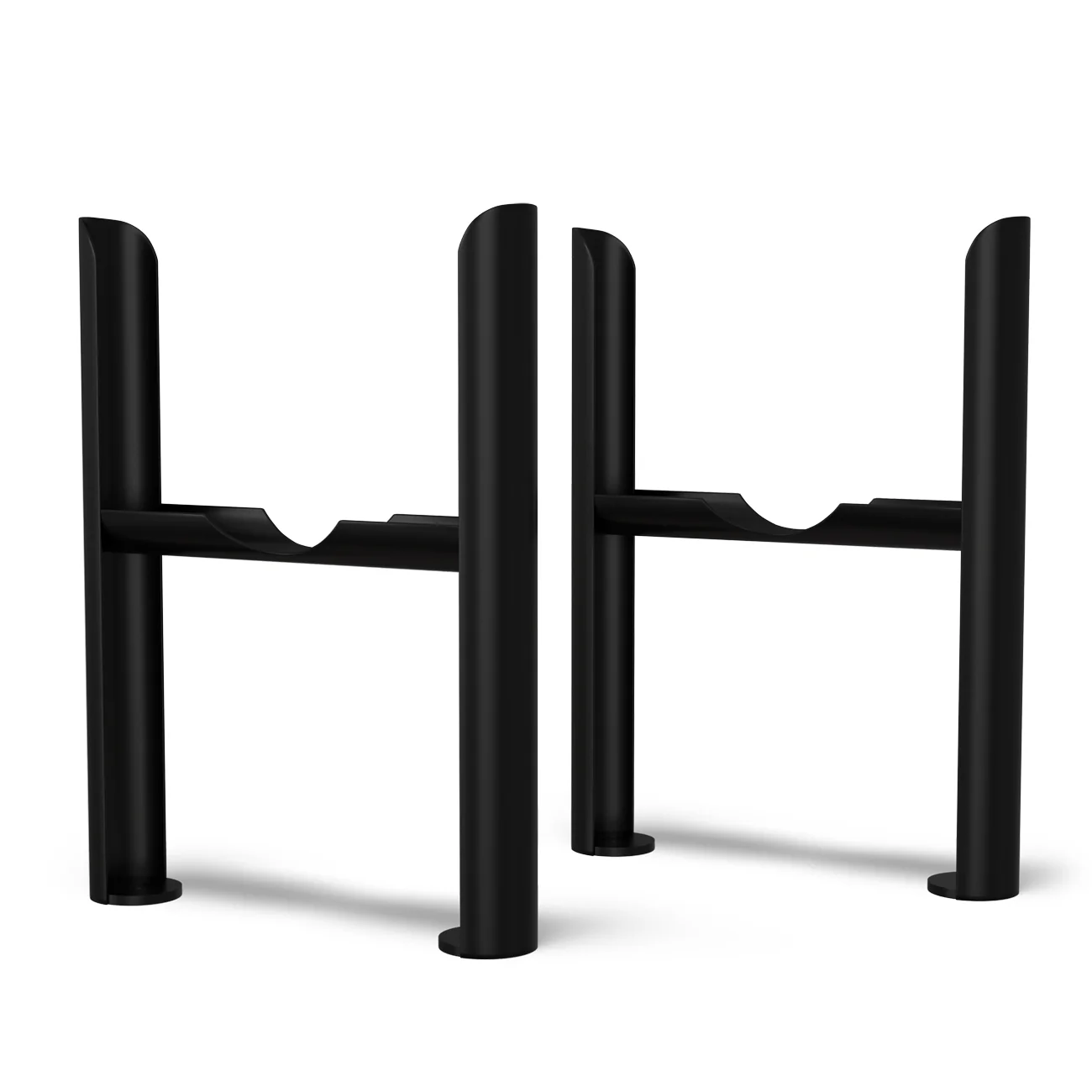 Alpha - Black Column Radiator H500mm x W592mm 4 Column - Feet Included - Image 4