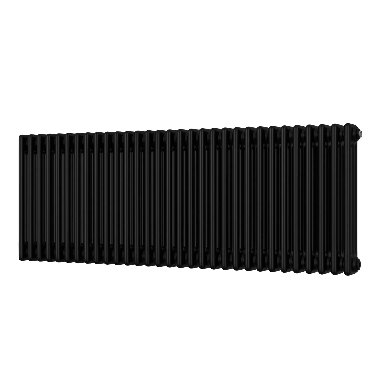 Alpha - Black Column Radiator H500mm x W1355mm 3 Column