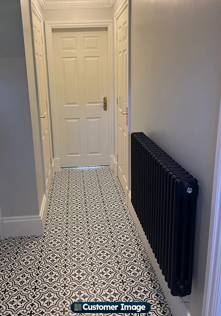 Alpha - Black Column Radiator H600mm x W999mm 3 Column - Image 5