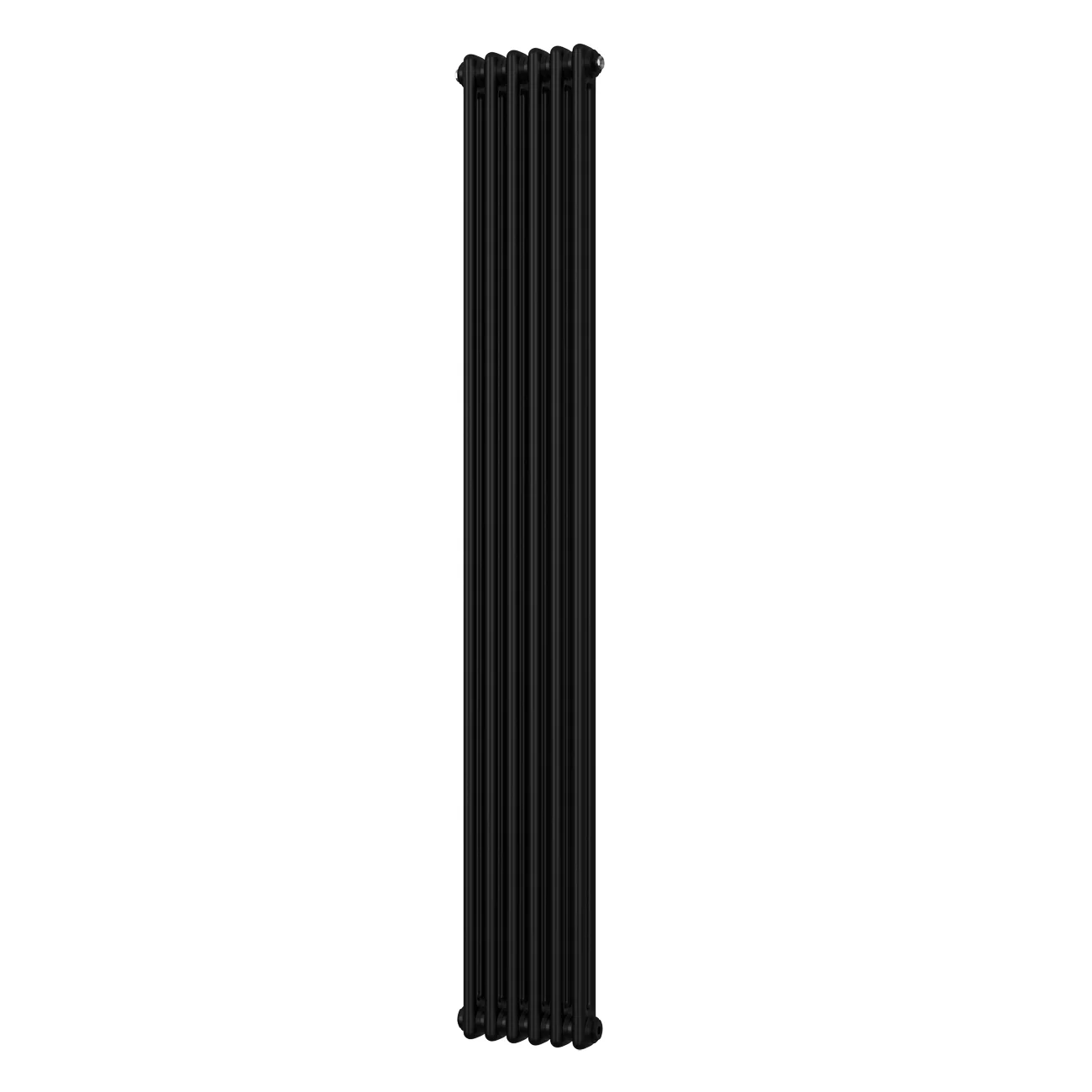Alpha - Black Vertical Column Radiator H1800mm x W284mm 2 Column
