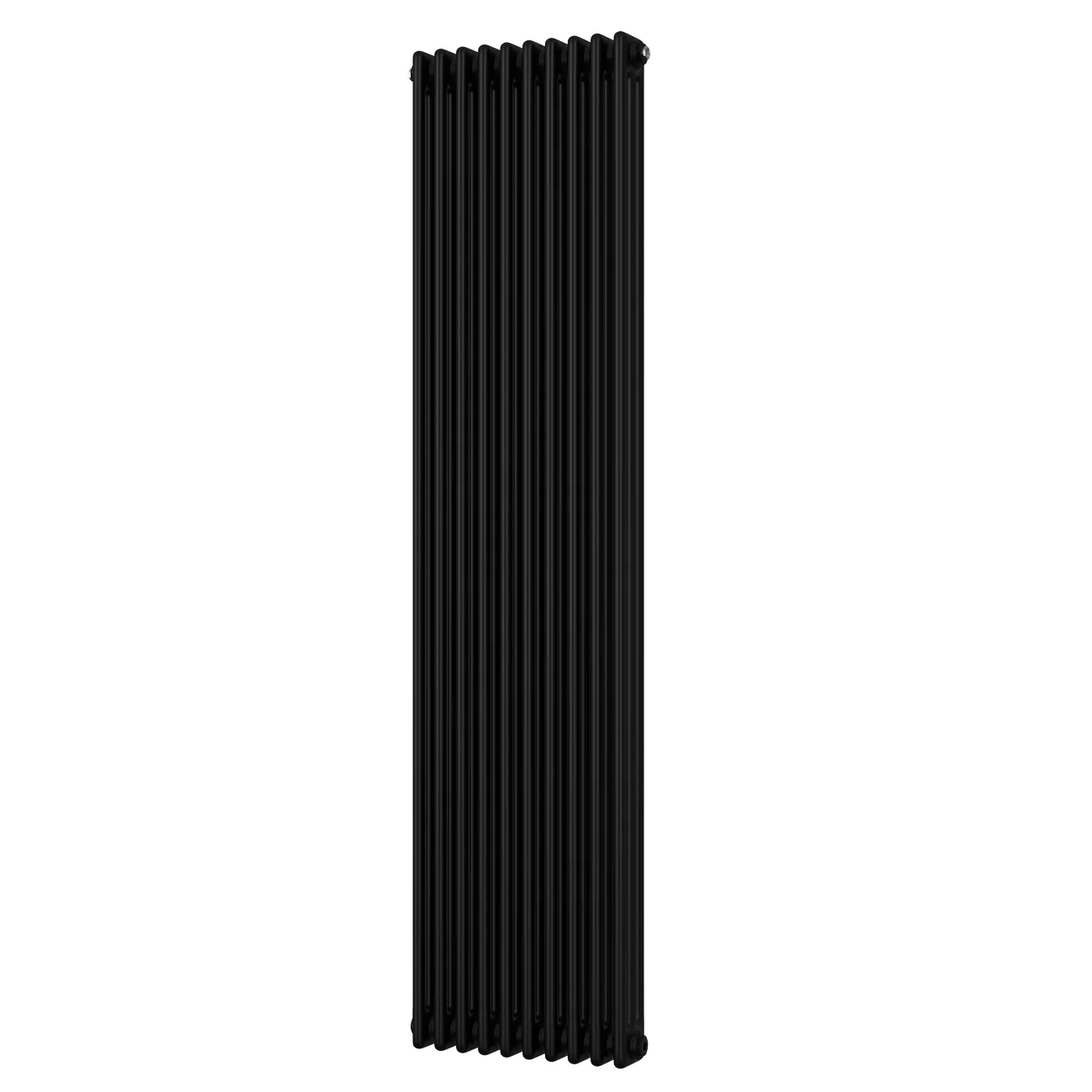 Alpha - Black Vertical Column Radiator H1800mm x W465mm 3 Column