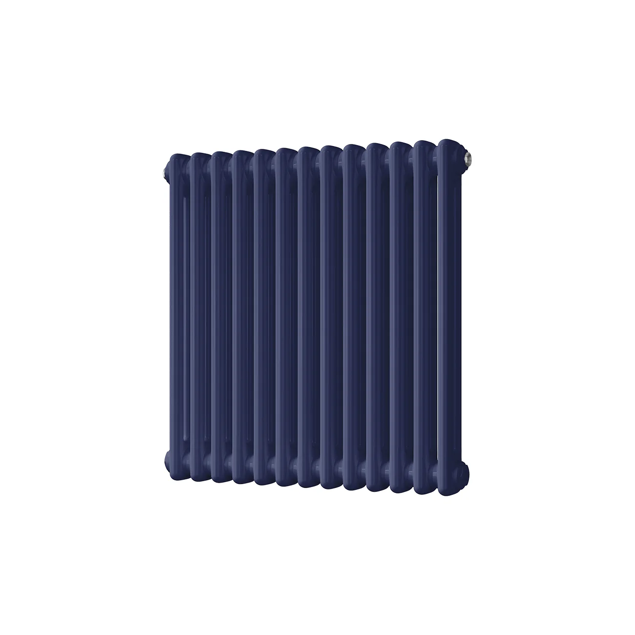 Alpha - Cobalt Blue Column Radiator H600mm x W592mm 2 Column