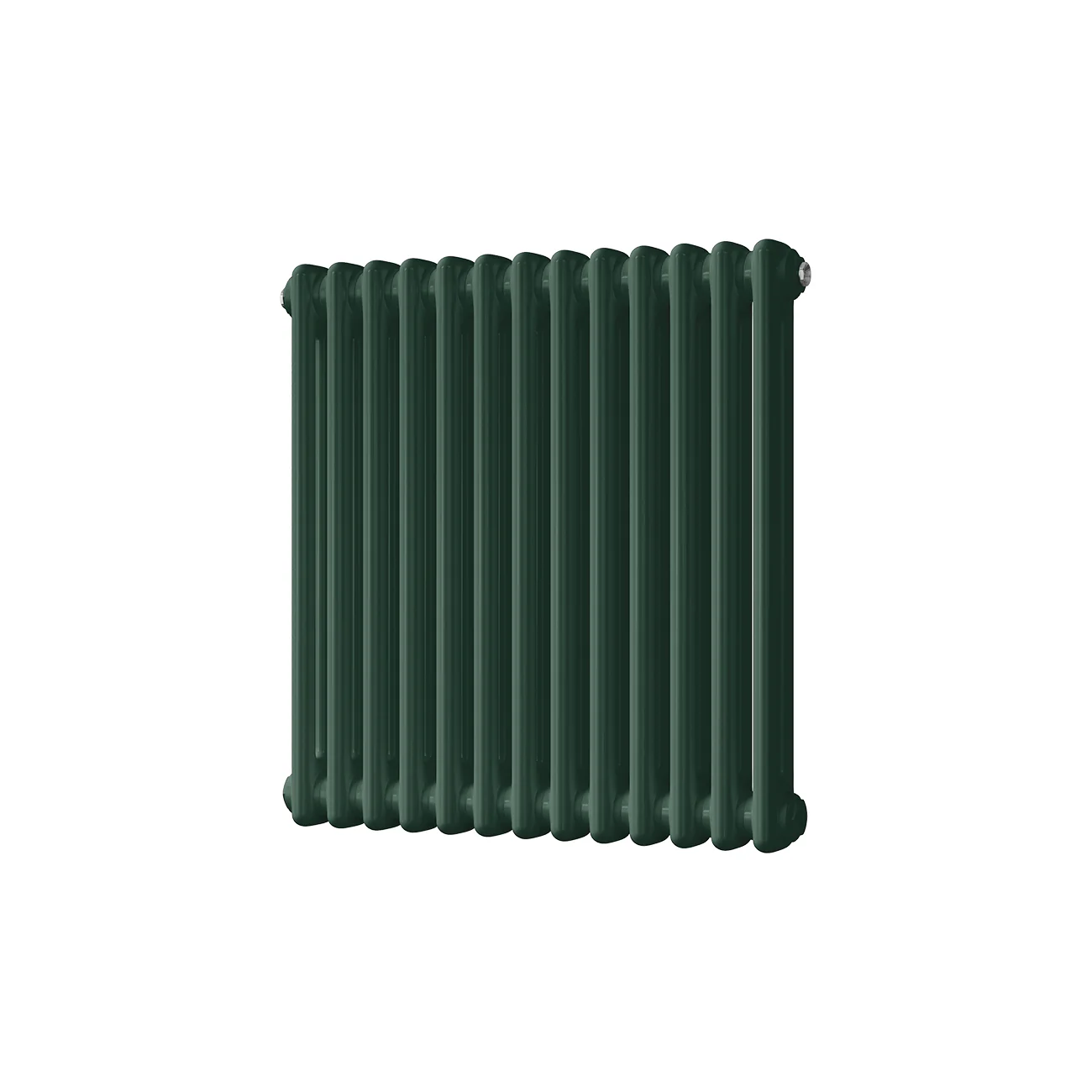 Alpha - Moss Green Column Radiator H600mm x W592mm 2 Column