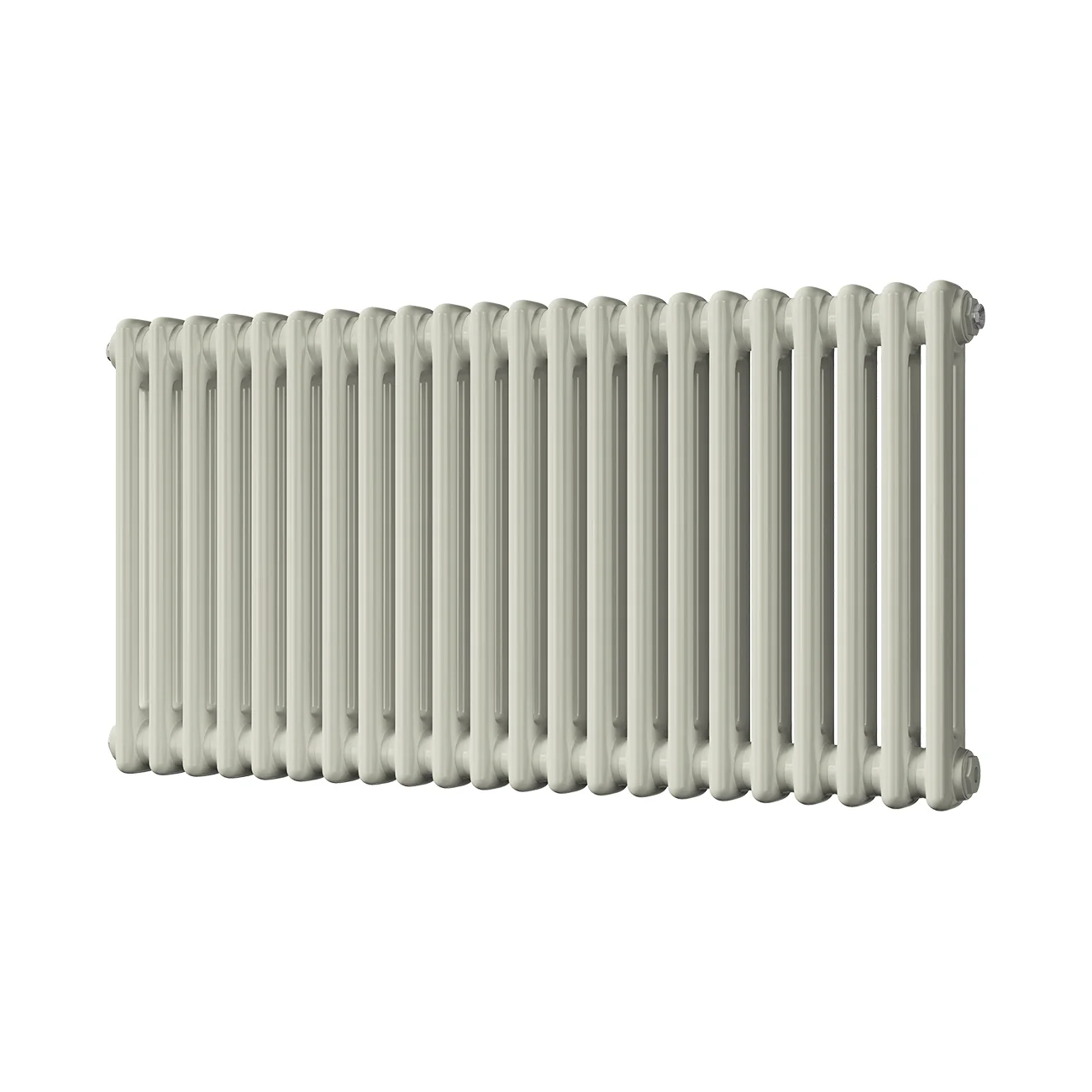Alpha - Pebble Grey Column Radiator H500mm x W988mm 2 Column