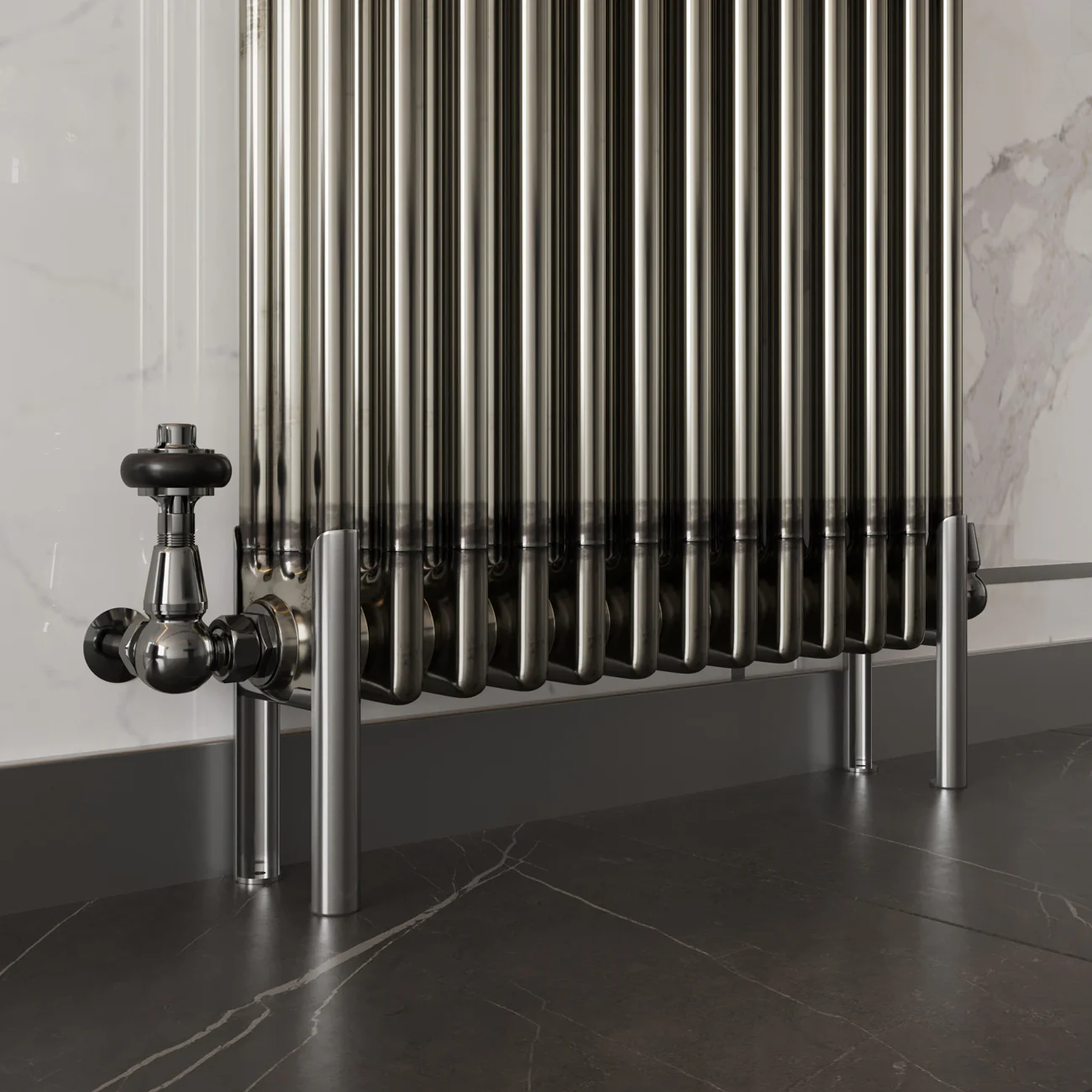 Alpha - Raw Metal Column Radiator H300mm x W999mm 3 Column - Feet Included - Image 5