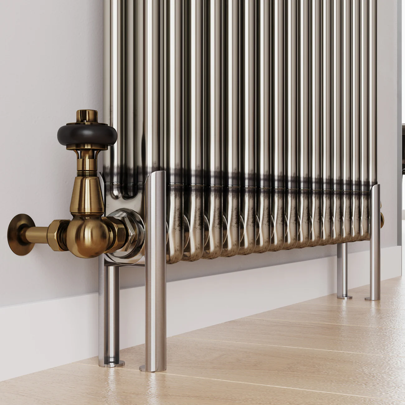 Alpha - Raw Metal Column Radiator H500mm x W592mm 2 Column - Feet Included - Image 5