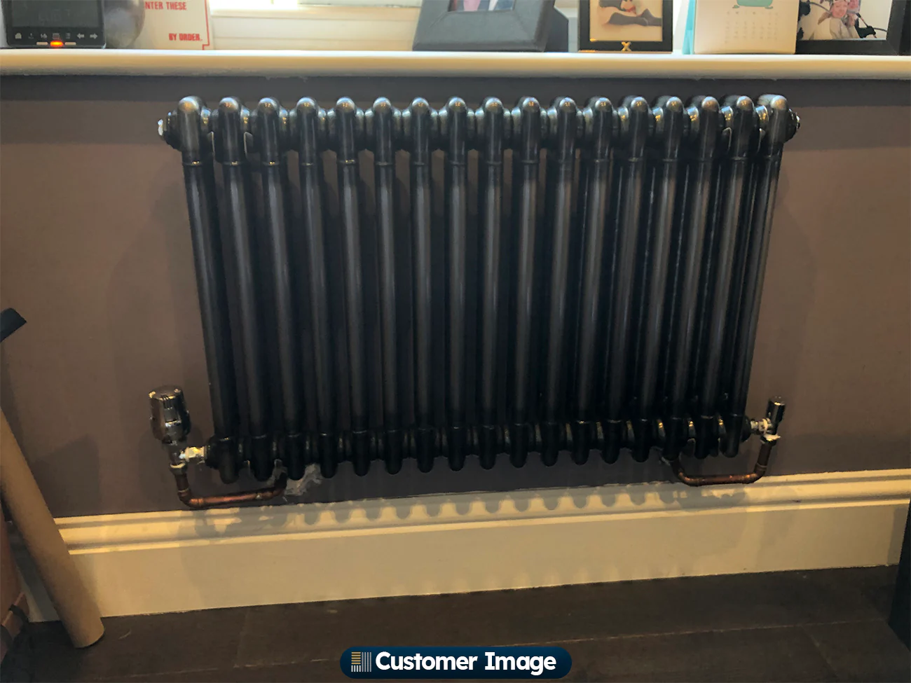 Alpha - Raw Metal Column Radiator H500mm x W768mm 2 Column - Image 7