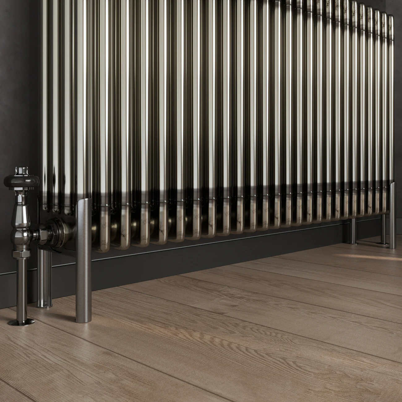 Alpha - Raw Metal Column Radiator H500mm x W988mm 4 Column - Feet Included - Image 5
