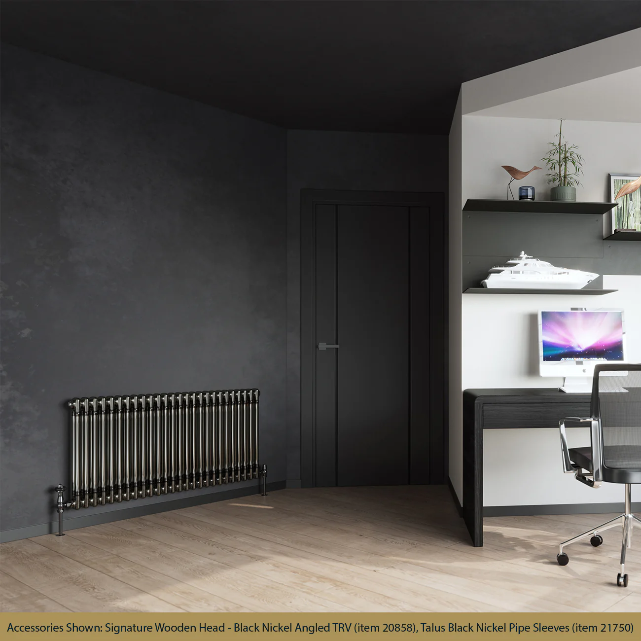 Alpha - Raw Metal Column Radiator H600mm x W1164mm 2 Column - Image 2