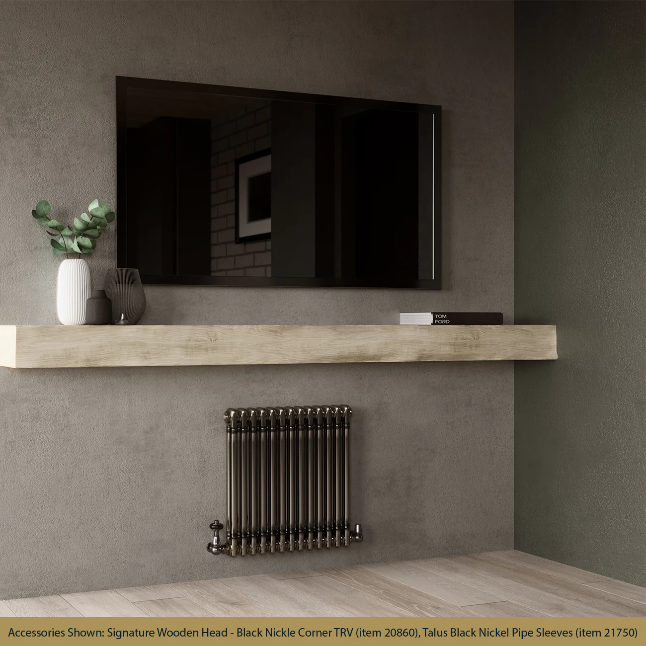 Alpha - Raw Metal Column Radiator H600mm x W592mm 2 Column - Image 2