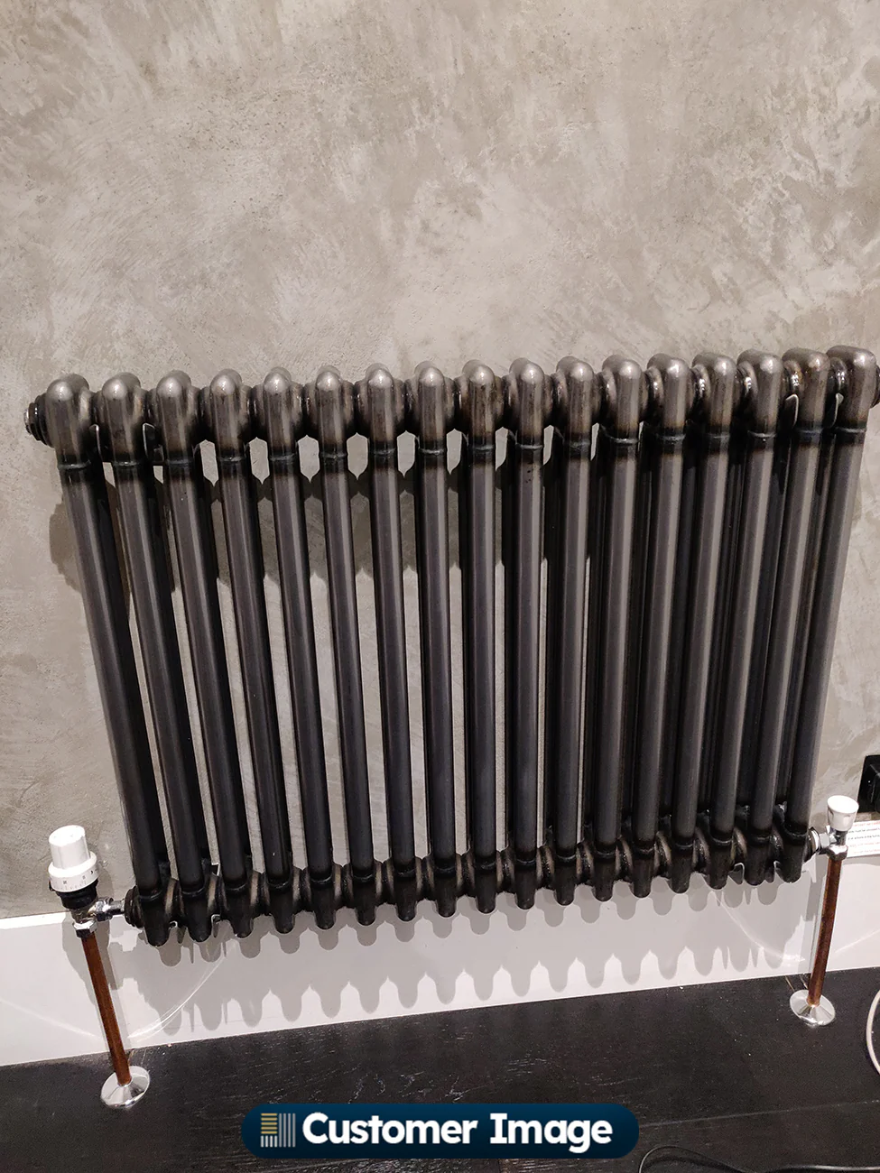 Alpha - Raw Metal Column Radiator H600mm x W768mm 2 Column - Feet Included - Image 10