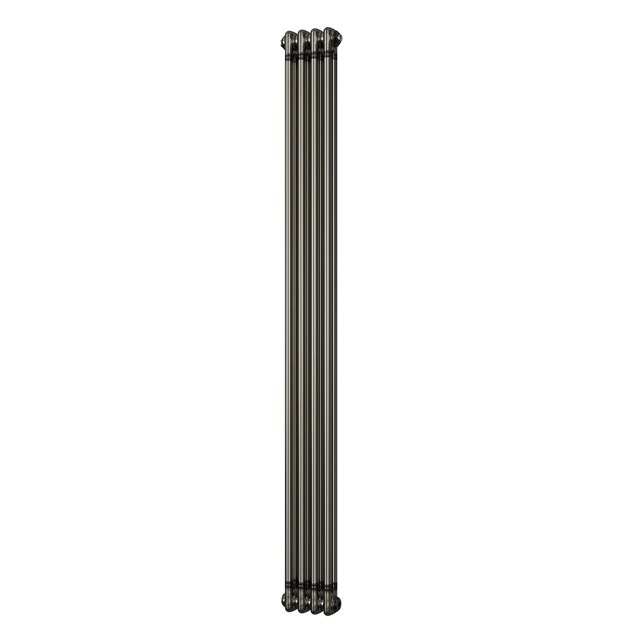 Alpha - Raw Metal Vertical Column Radiator H1800mm x W196mm 2 Column