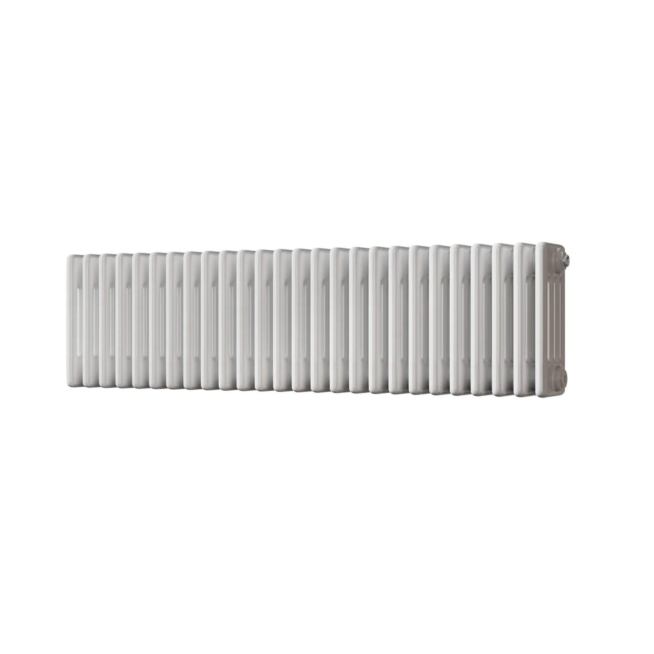 Alpha - White Column Radiator H300mm x W1164mm 4 Column - Feet Included