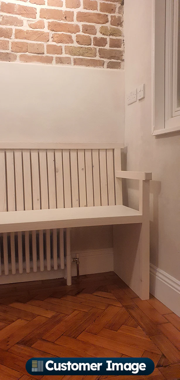 Alpha - White Column Radiator H300mm x W1340mm 4 Column - Image 4