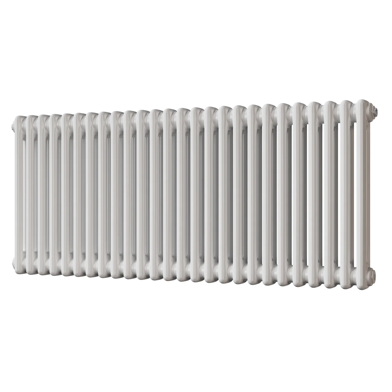 Alpha - White Column Radiator H500mm x W1164mm 2 Column