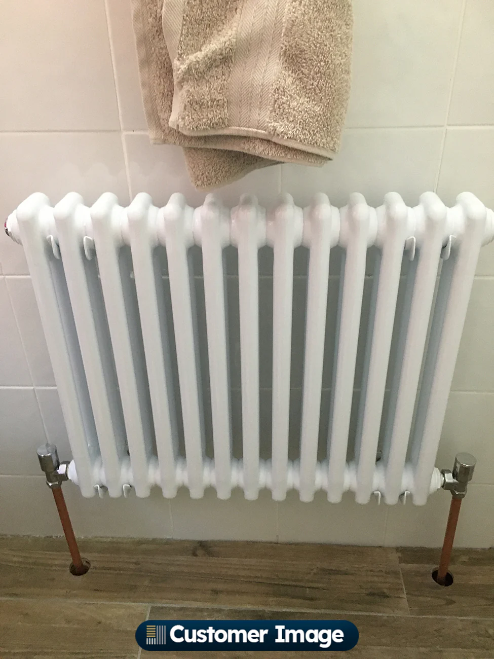 Alpha - White Column Radiator H500mm x W592mm 2 Column - Image 5