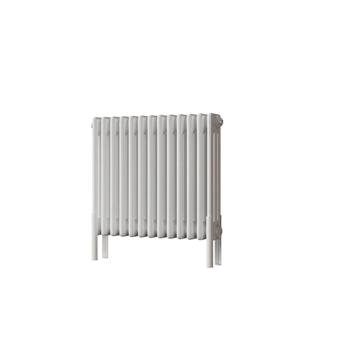 Alpha - White Column Radiator H500mm x W599mm 3 Column - Feet Included - Image 2