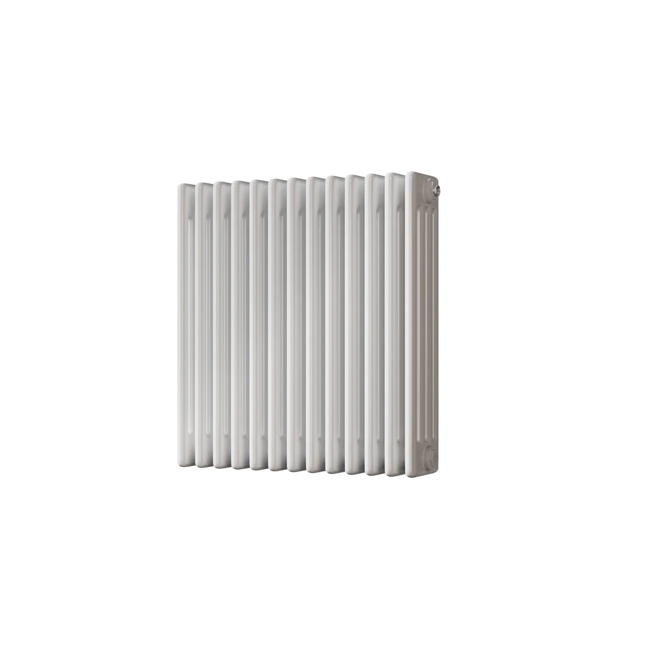 Alpha - White Column Radiator H600mm x W592mm 4 Column