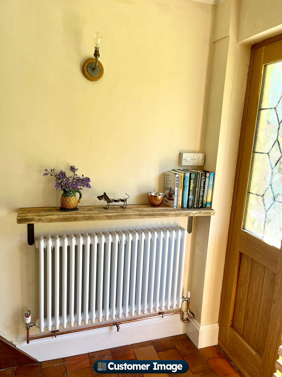 Alpha - White Column Radiator H600mm x W999mm 3 Column - Feet Included - Image 8