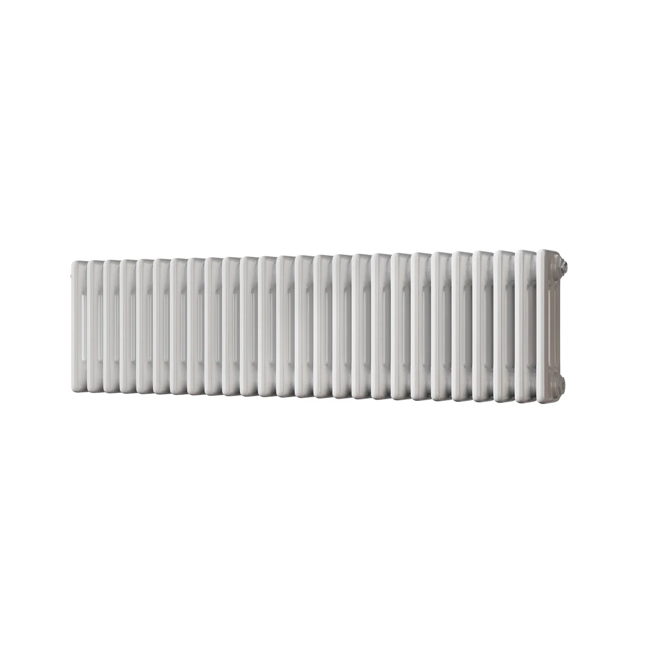 Alpha - White Column Radiator H300mm x W1177mm 3 Column