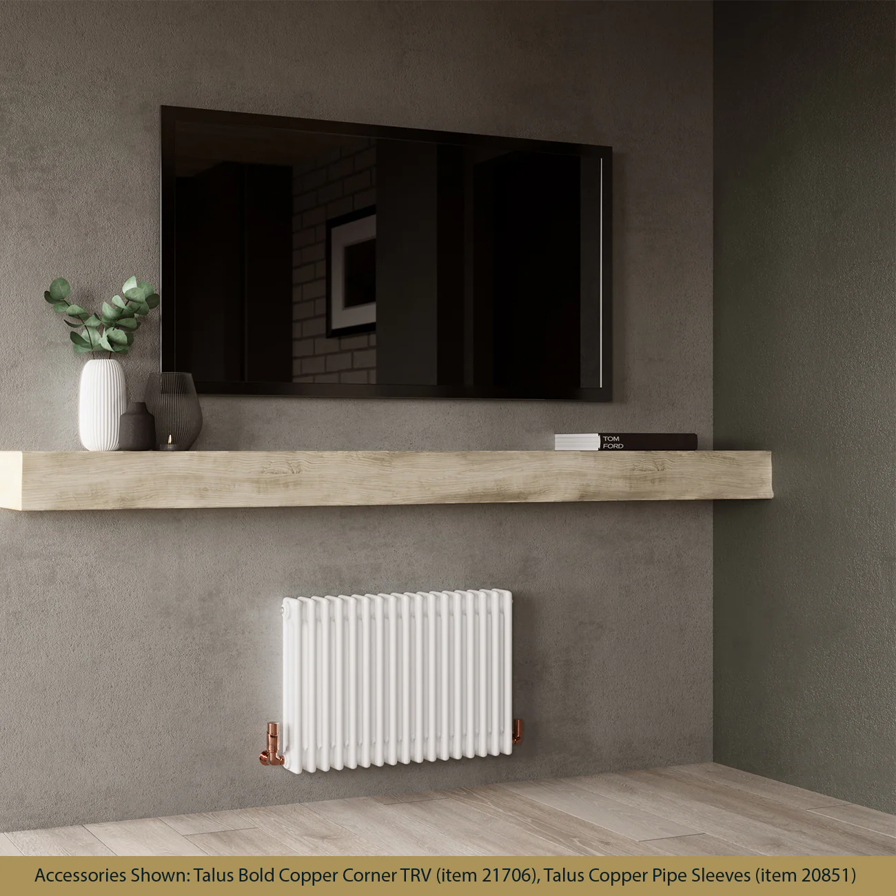 Alpha - White Column Radiator H500mm x W777mm 3 Column - Image 2