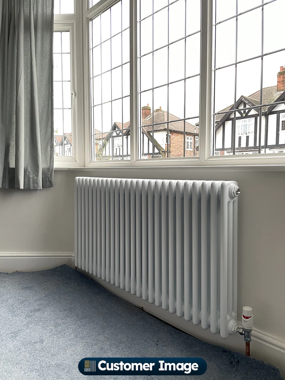 Alpha - White Column Radiator H600mm x W1177mm 3 Column - Image 6