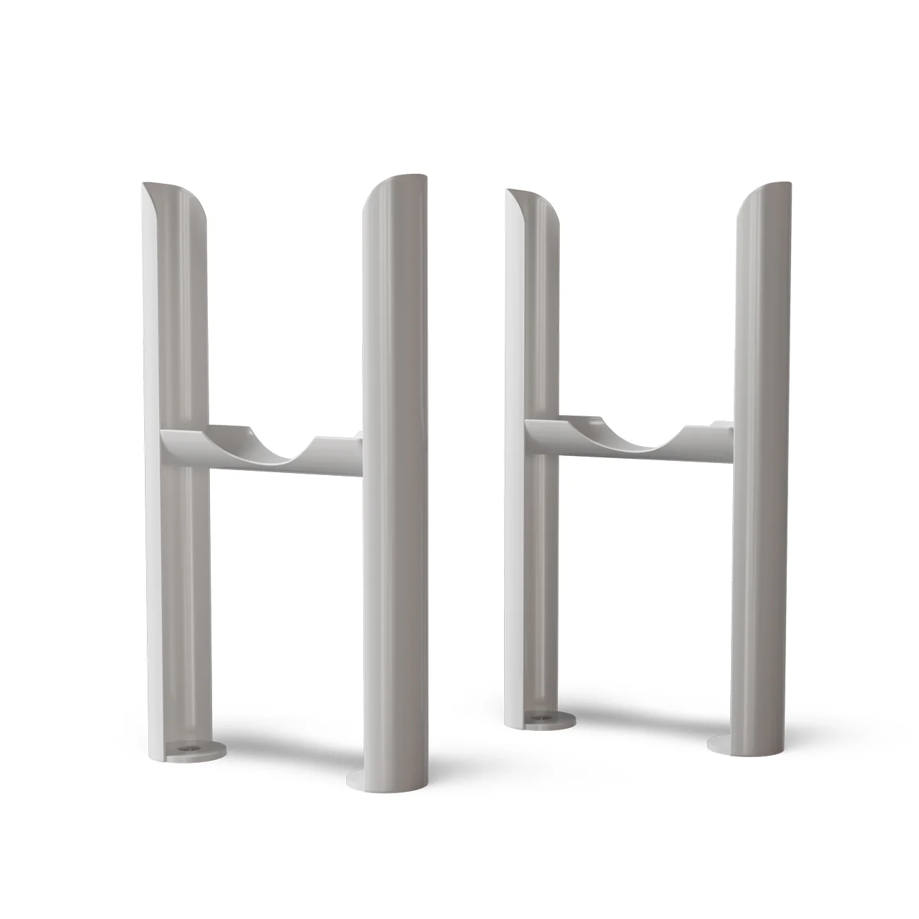 Alpha - White Vertical Column Radiator H1800mm x W287mm 3 Column - Feet Included - Image 4