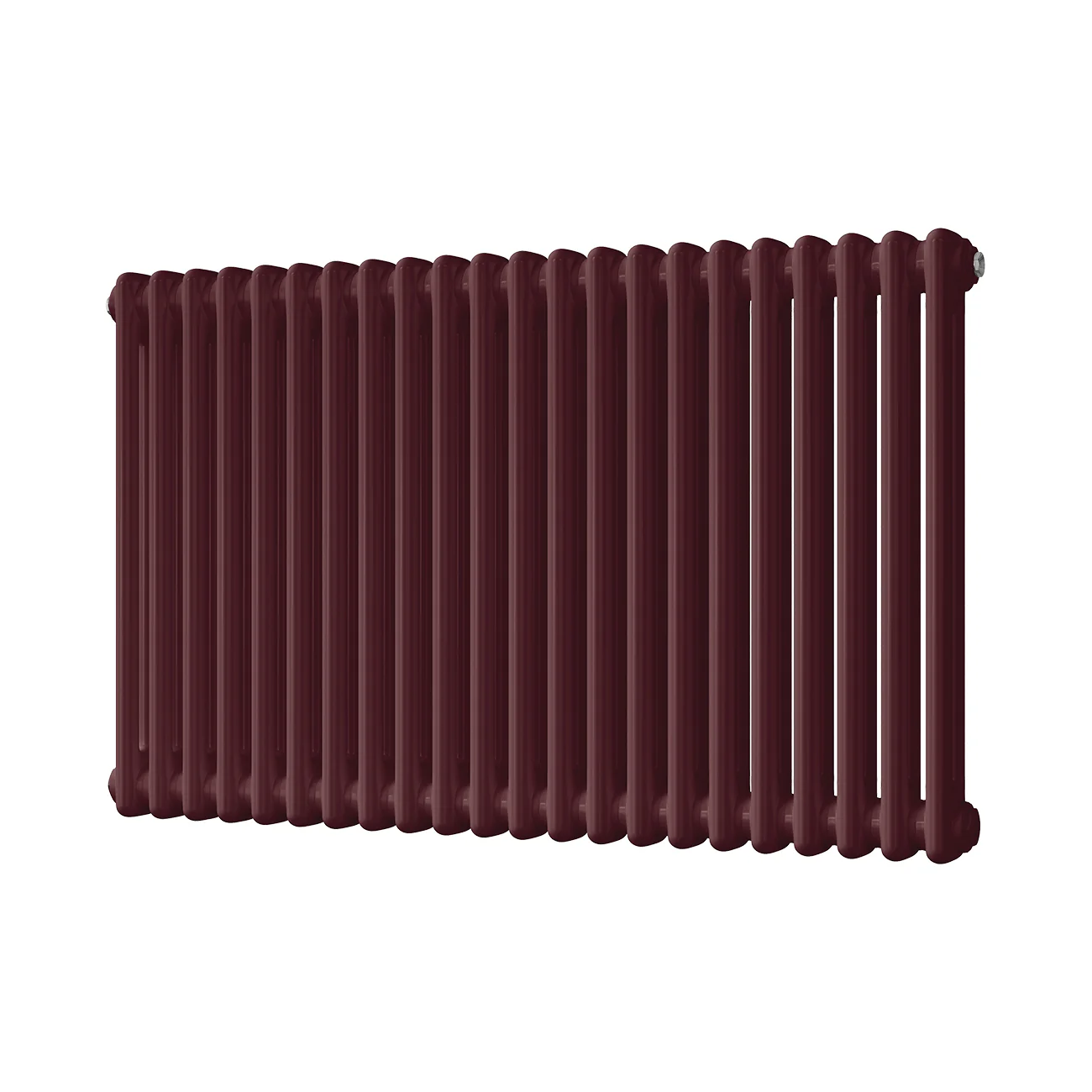Alpha - Wine Red Column Radiator H600mm x W988mm 2 Column