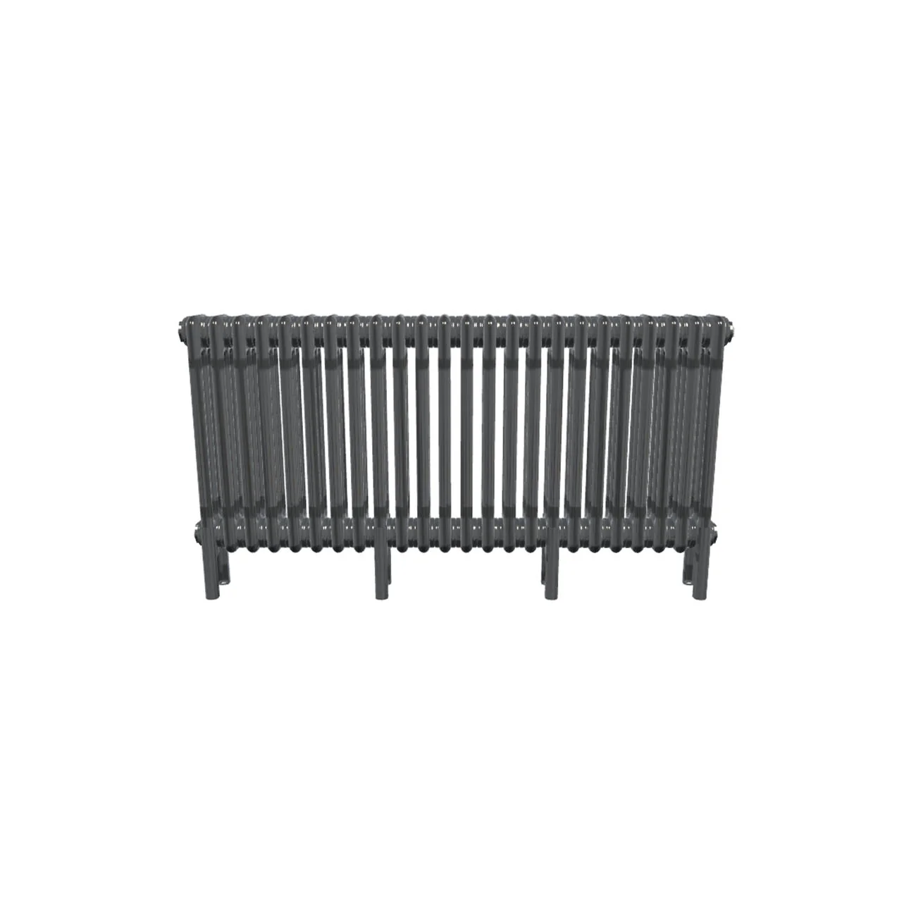 Bircham - Raw Metal Column Radiator H500mm x W1106mm 3 Column