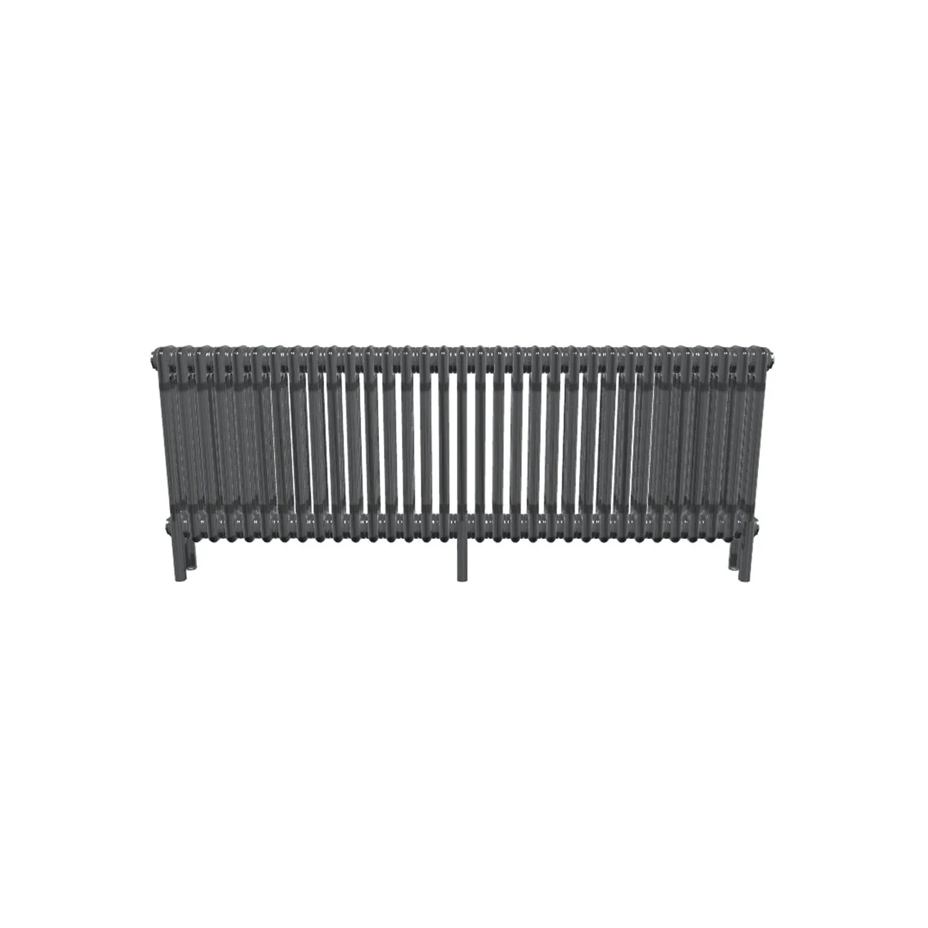 Bircham - Raw Metal Column Radiator H500mm x W1511mm 3 Column