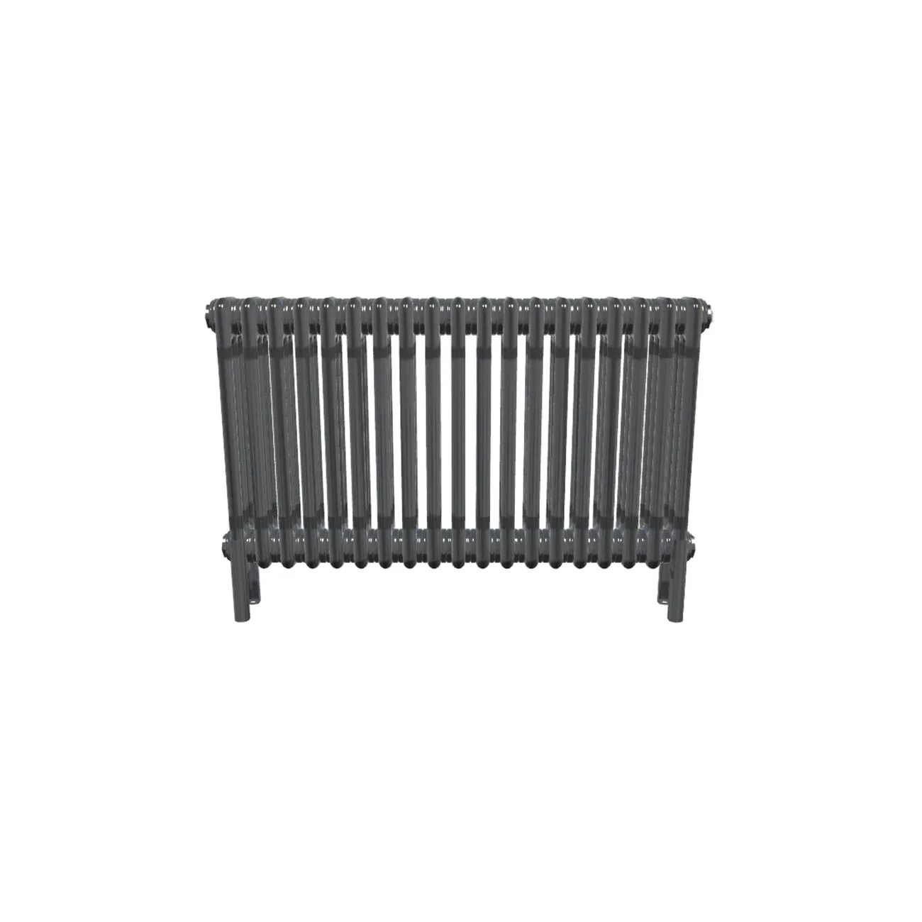 Bircham - Raw Metal Column Radiator H500mm x W881mm 3 Column