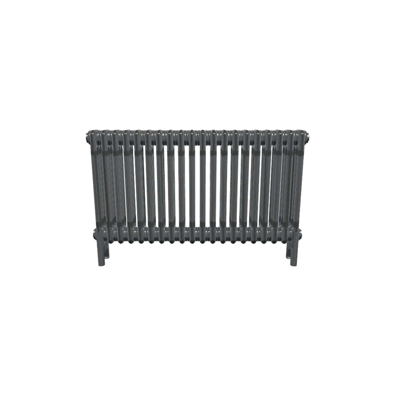 Bircham - Raw Metal Column Radiator H500mm x W926mm 3 Column