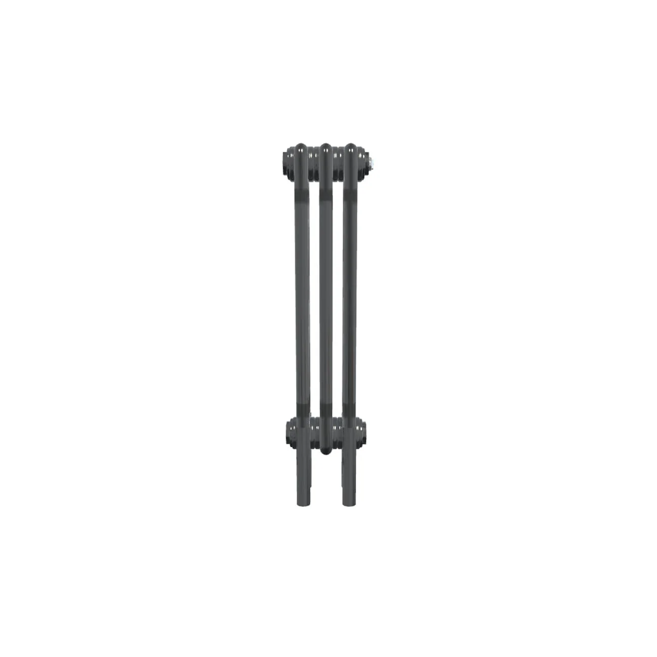 Bircham - Raw Metal Column Radiator H600mm x W161mm 3 Column
