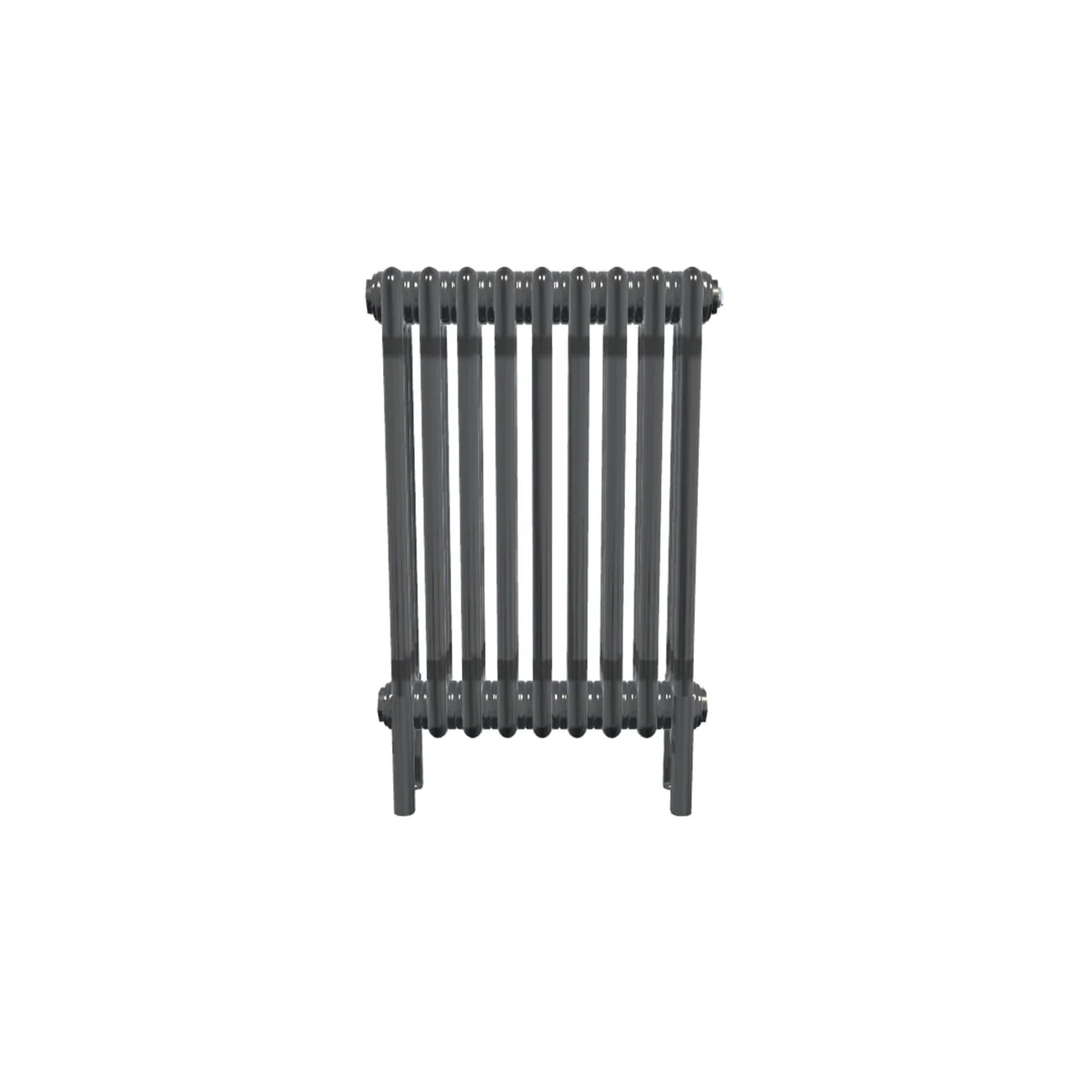 Bircham - Raw Metal Column Radiator H600mm x W431mm 3 Column