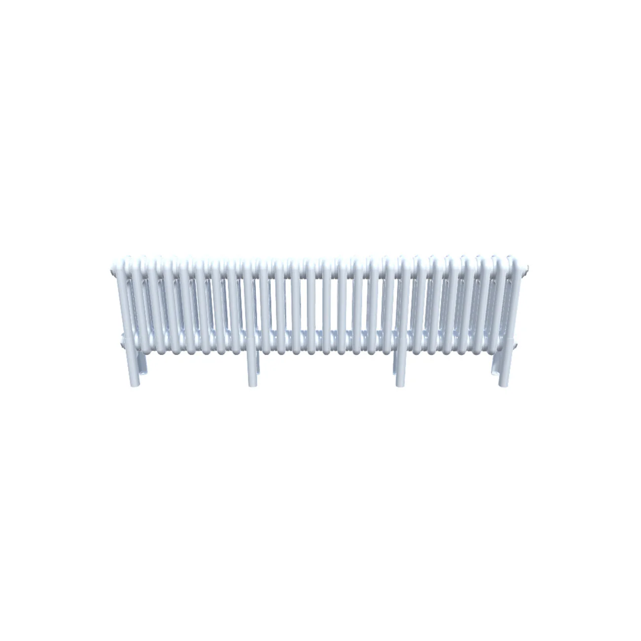 Bircham - White Column Radiator H300mm x W1196mm 3 Column