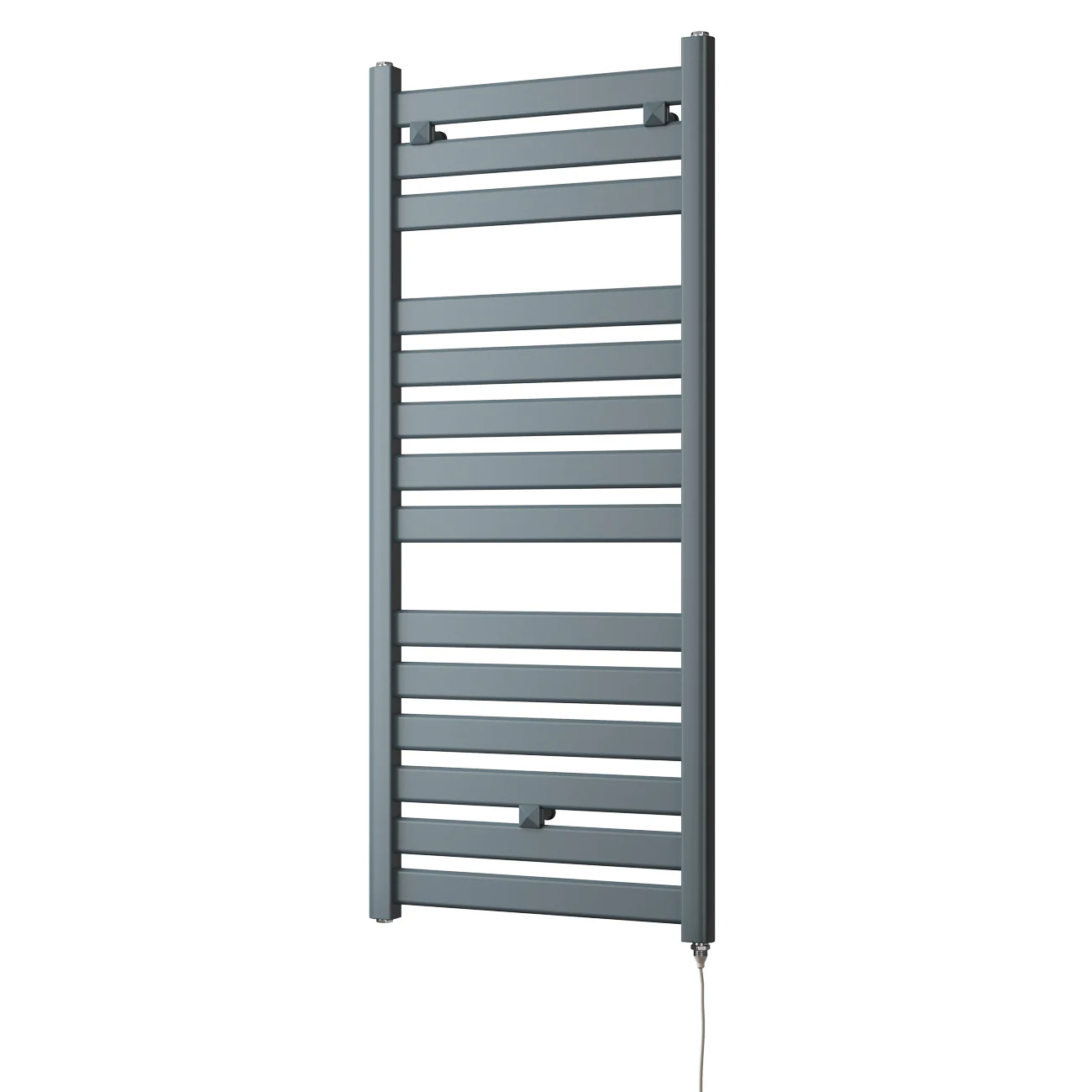Capri - Anthracite Electric Towel Rail H1147mm x W500mm Straight 400w Standard - Image 2