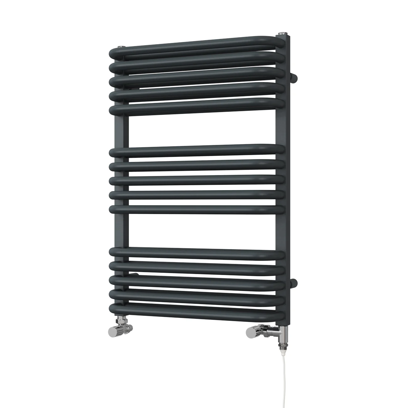 Crossmoor - Anthracite Dual Fuel Towel Rail H736mm x W500mm Standard - Image 2