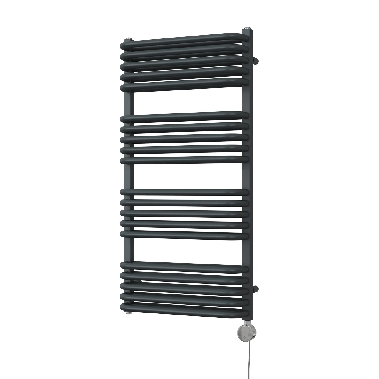 Crossmoor - Anthracite Electric Towel Rail H1000mm x W500mm 800w Thermostatic