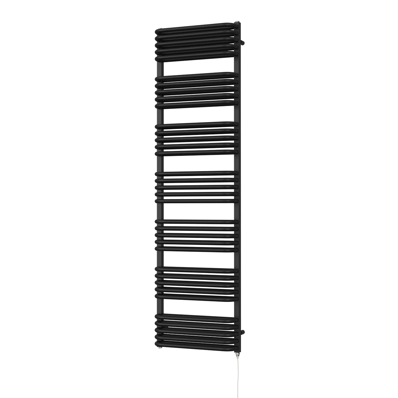 Crossmoor - Black Electric Towel Rail H1800mm x W500mm 1200w Standard