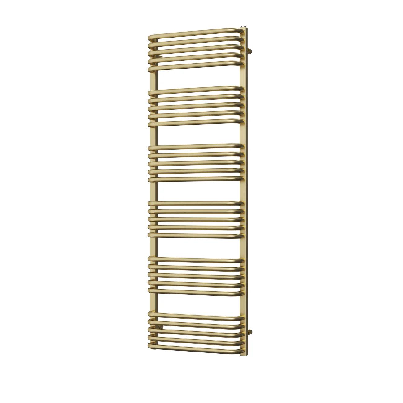 Crossmoor - Brushed Gold Towel Radiator - H1533mm x W500mm - Image 2