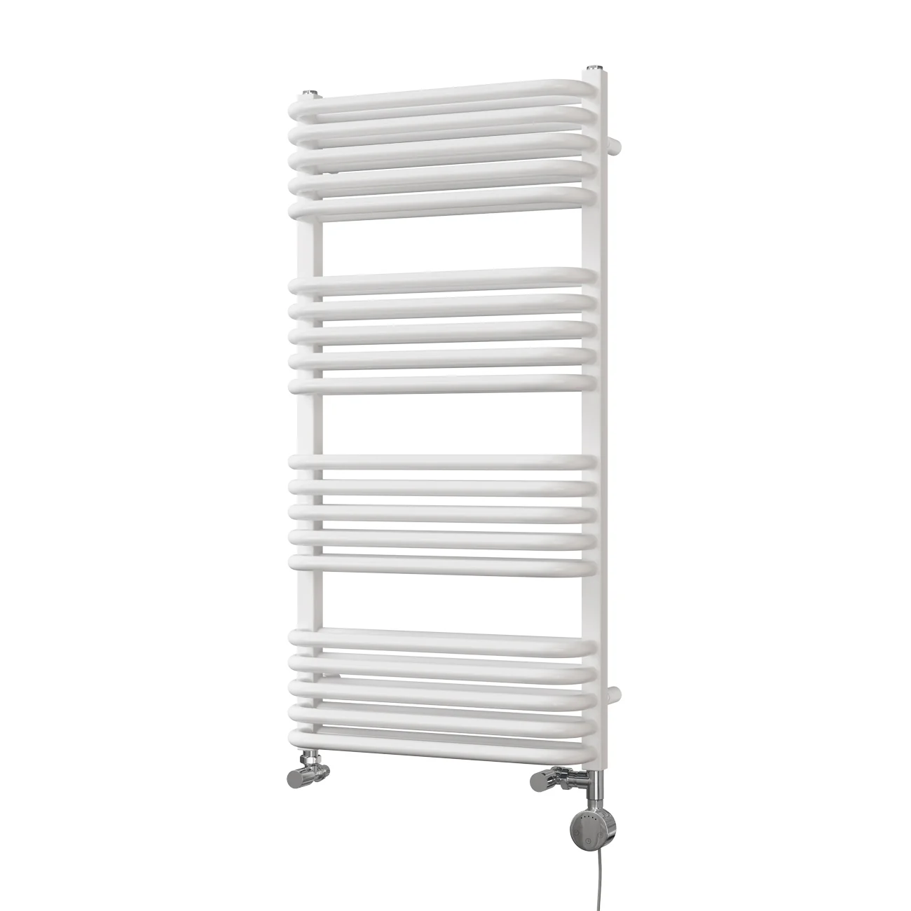 Crossmoor - White Dual Fuel Towel Rail H1000mm x W500mm Thermostatic - Image 2