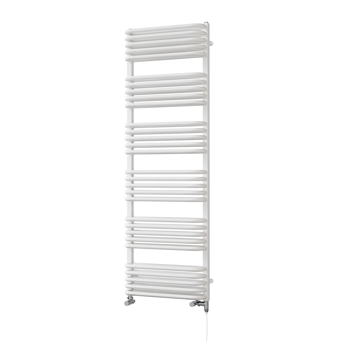 Crossmoor - White Dual Fuel Towel Rail H1533mm x W500mm Standard - Image 2