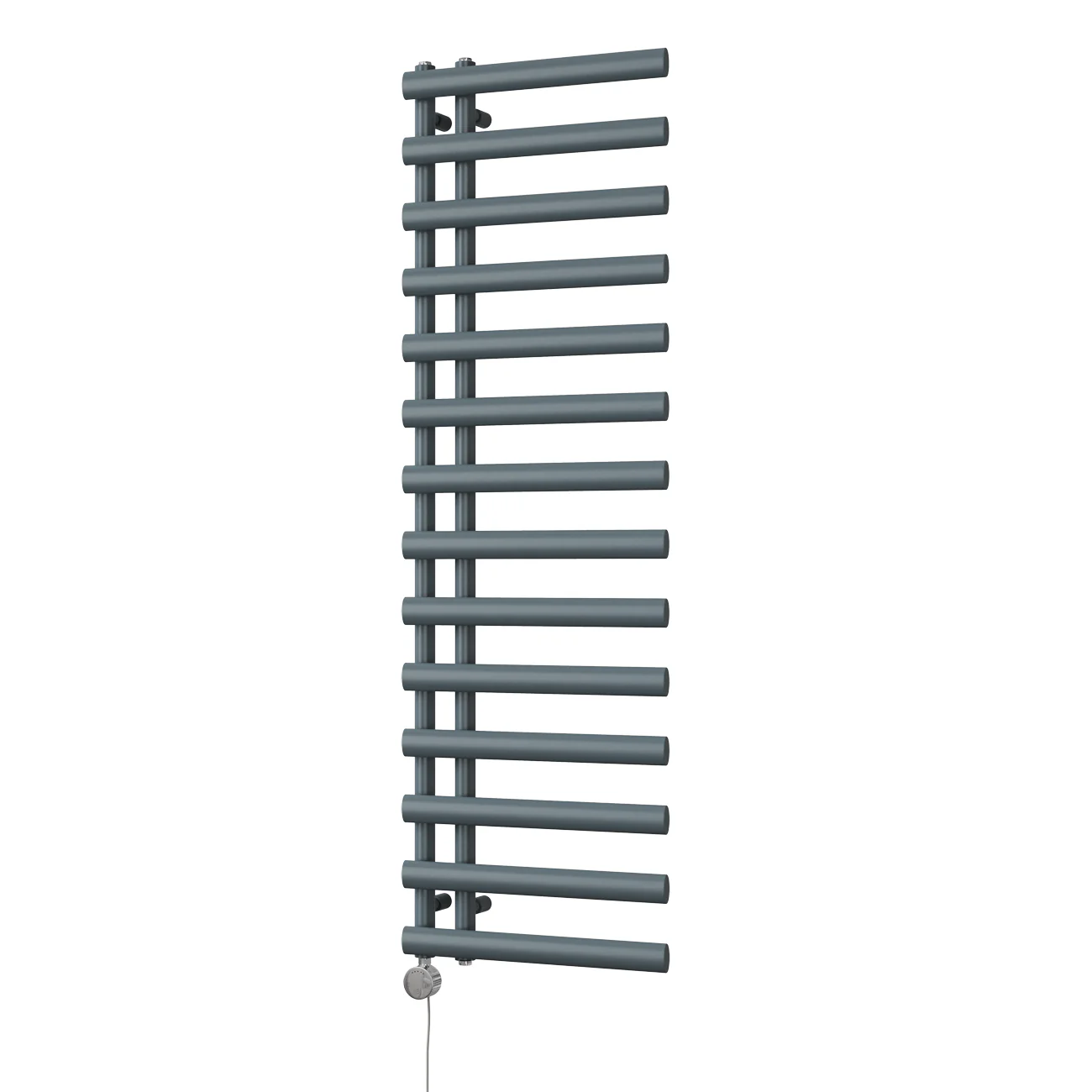 Elyan - Anthracite Electric Towel Rail H1592mm x W500mm 700w Thermostatic - Image 2