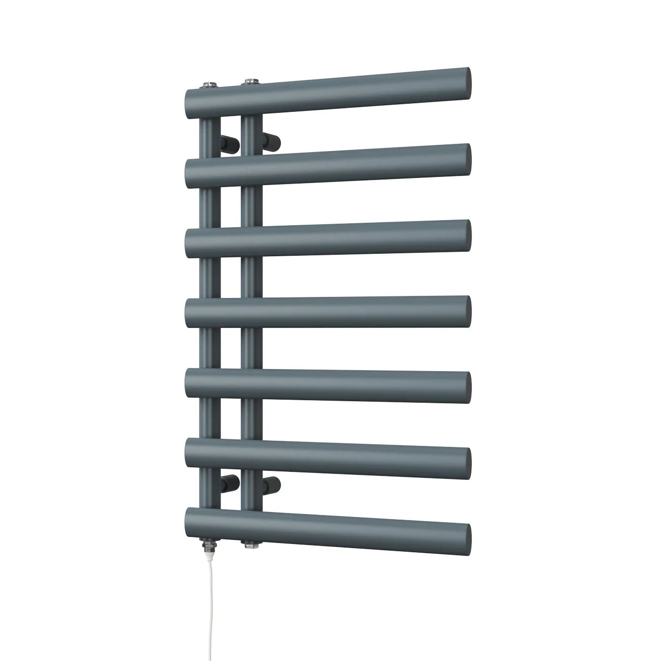 Elyan - Anthracite Electric Towel Rail H766mm x W500mm 300w Standard - Image 2