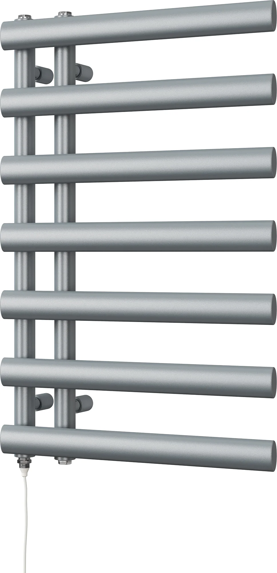 Elyan - Silver Electric Towel Rail H766mm x W500mm 300w Standard