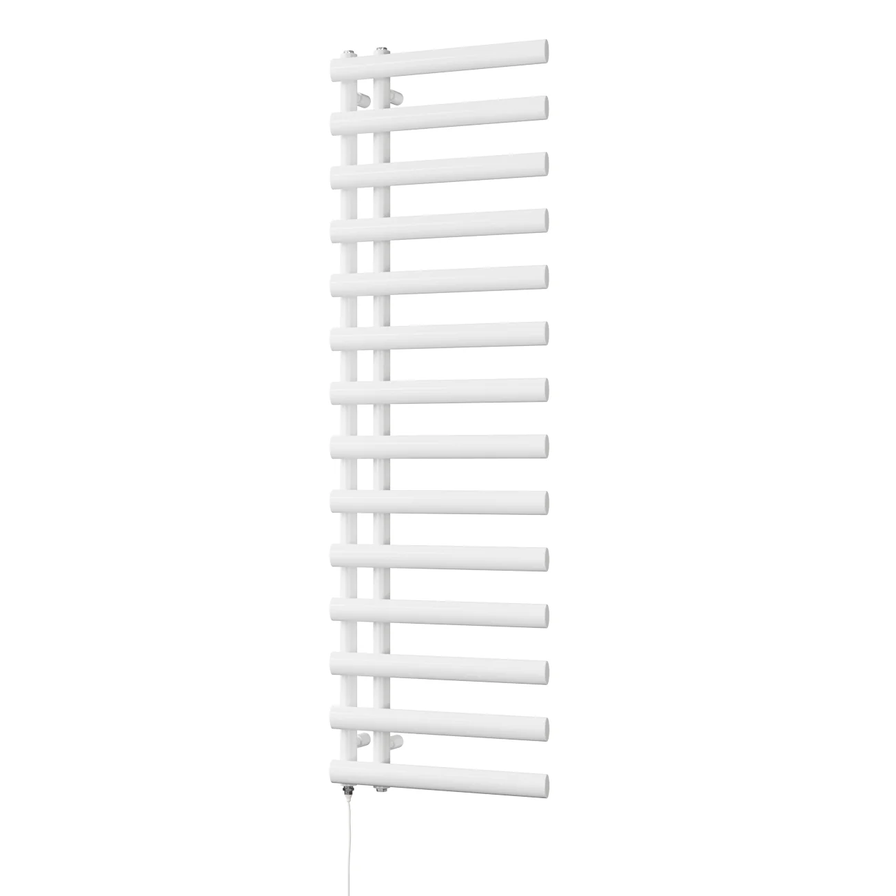 Elyan - White Electric Towel Rail H1592mm x W500mm 700w Standard - Image 2