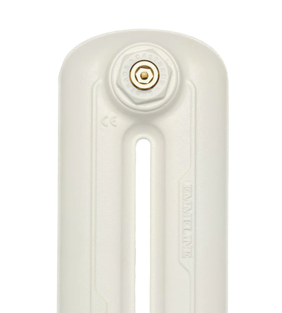 Emmeline I - Chalk White Cast Iron Column Radiator H465mm x W895mm 1 Column - Floor Standing